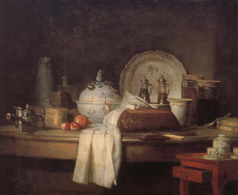 Jean Baptiste Simeon Chardin Housekeeper s kitchen table China oil painting art